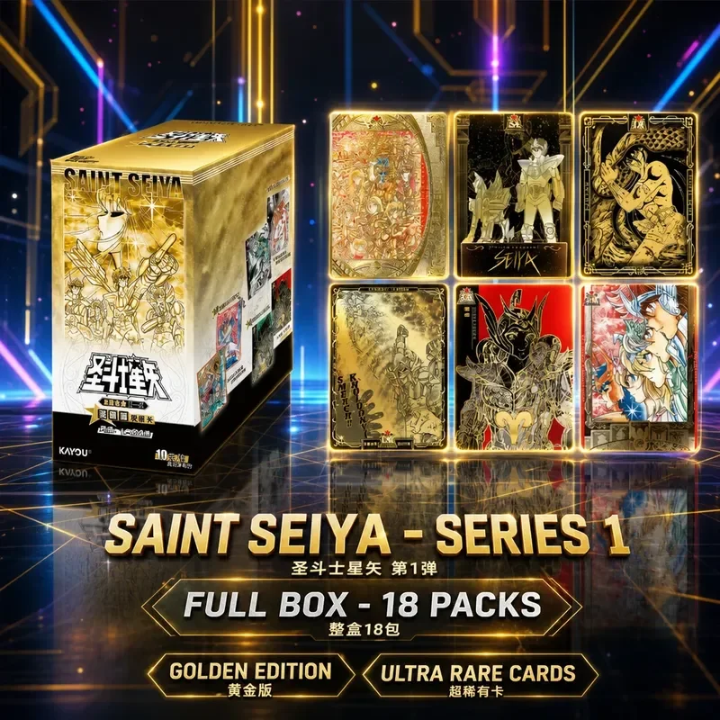 Official Genuine Kayou Anime Peripheral Saint Seiya Manga Edition Collection Game Card Star Contract Holiday Surprise Daily Gift