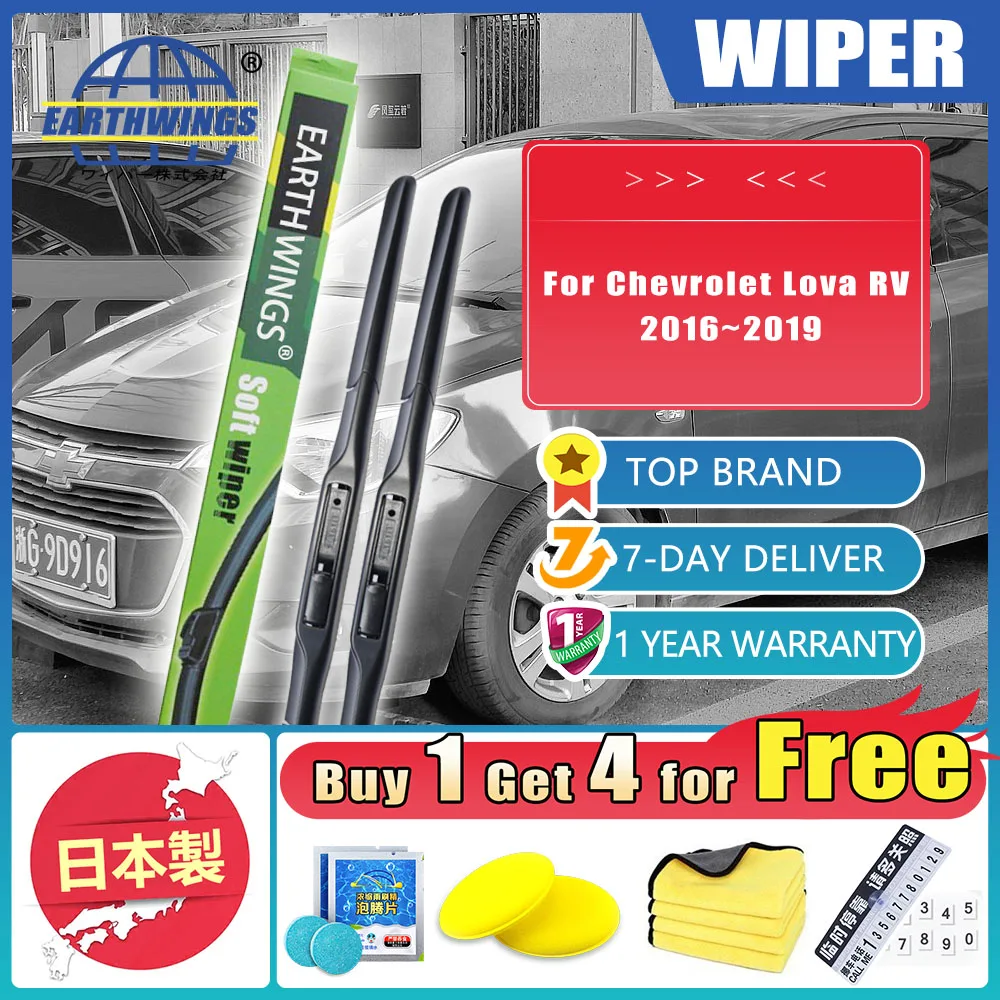 

2X For Chevrolet Lova RV 2016~2019 24"+16" 2016 2017 2018 2019 Car Windscreen Windshield Wiper Blades Rubber Wipers Accessories