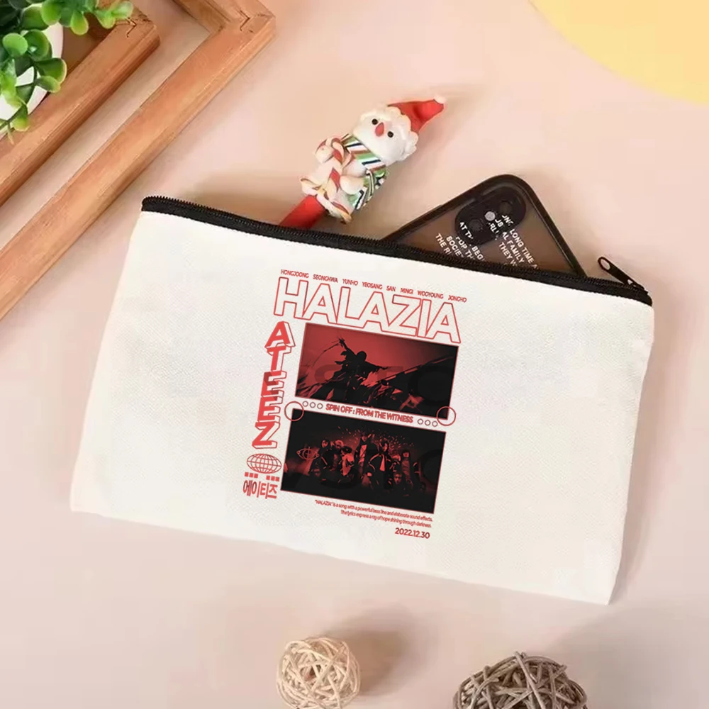 K-Pop Ateez World Tour حقيبة سفر ذات سعة كبيرة حقيبة كتف عصرية لموسيقى الشارع حقيبة كتف نسائية كاجوال متعددة الاستخدامات #2