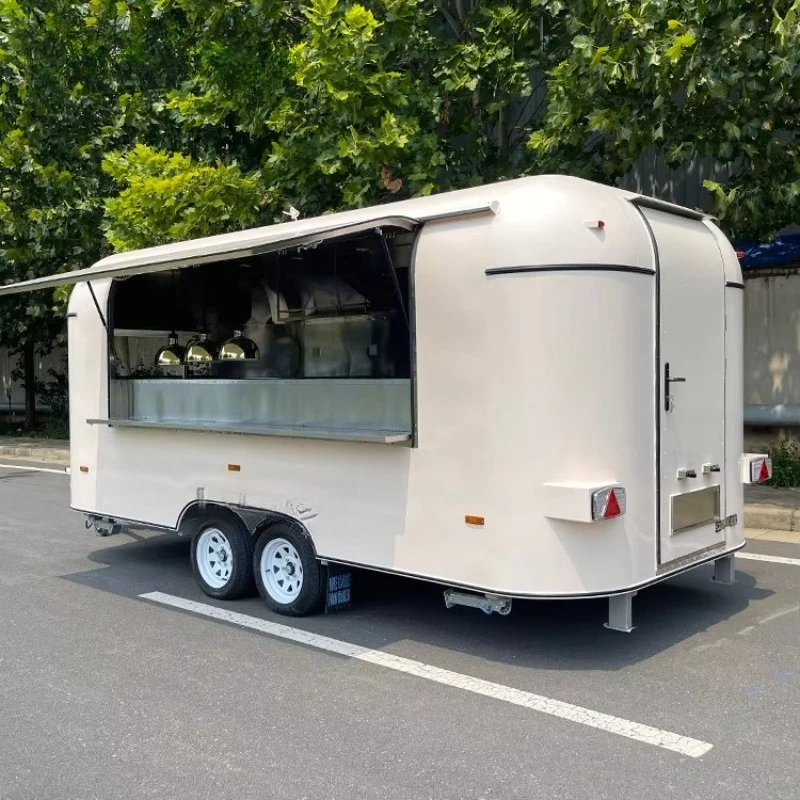 Fulai Remolque camión de comida Taco camión de helados Catering móvil Hot Dog hamburguesa barbacoa remolque de comida con equipos de cocina completos