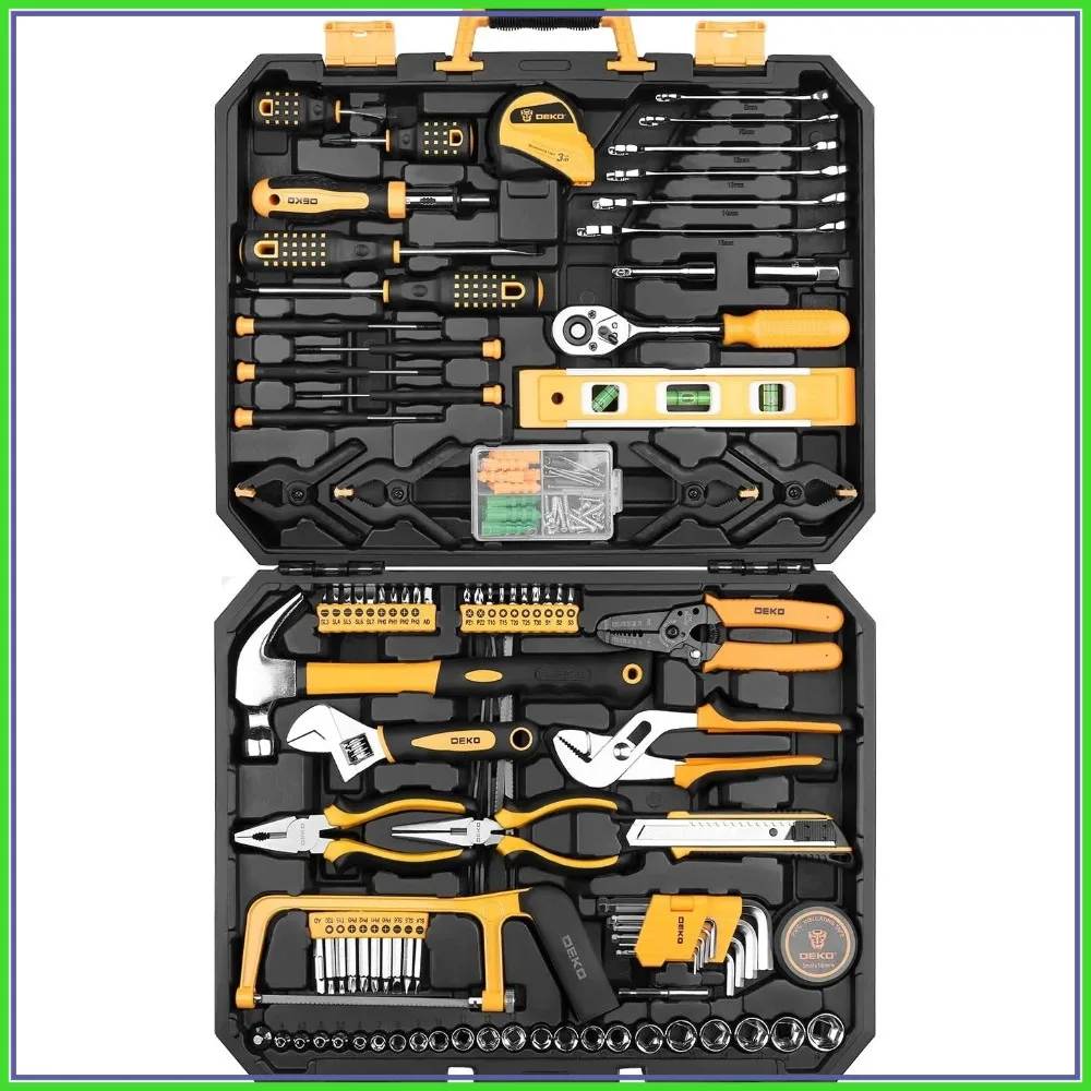 

228-Piece Socket Wrench Set with Toolbox, Auto Repair and Hand Tools for DIY Projects