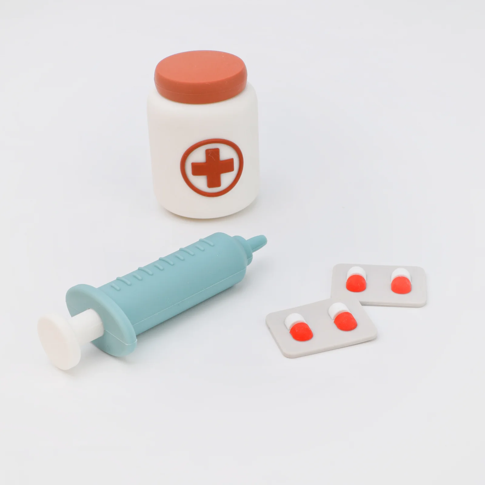 Children Doctor Toy Set Silicone Simulation Medical Box Montessori Toy Baby Play House Games Educational Toy Kid Christmas Gifts