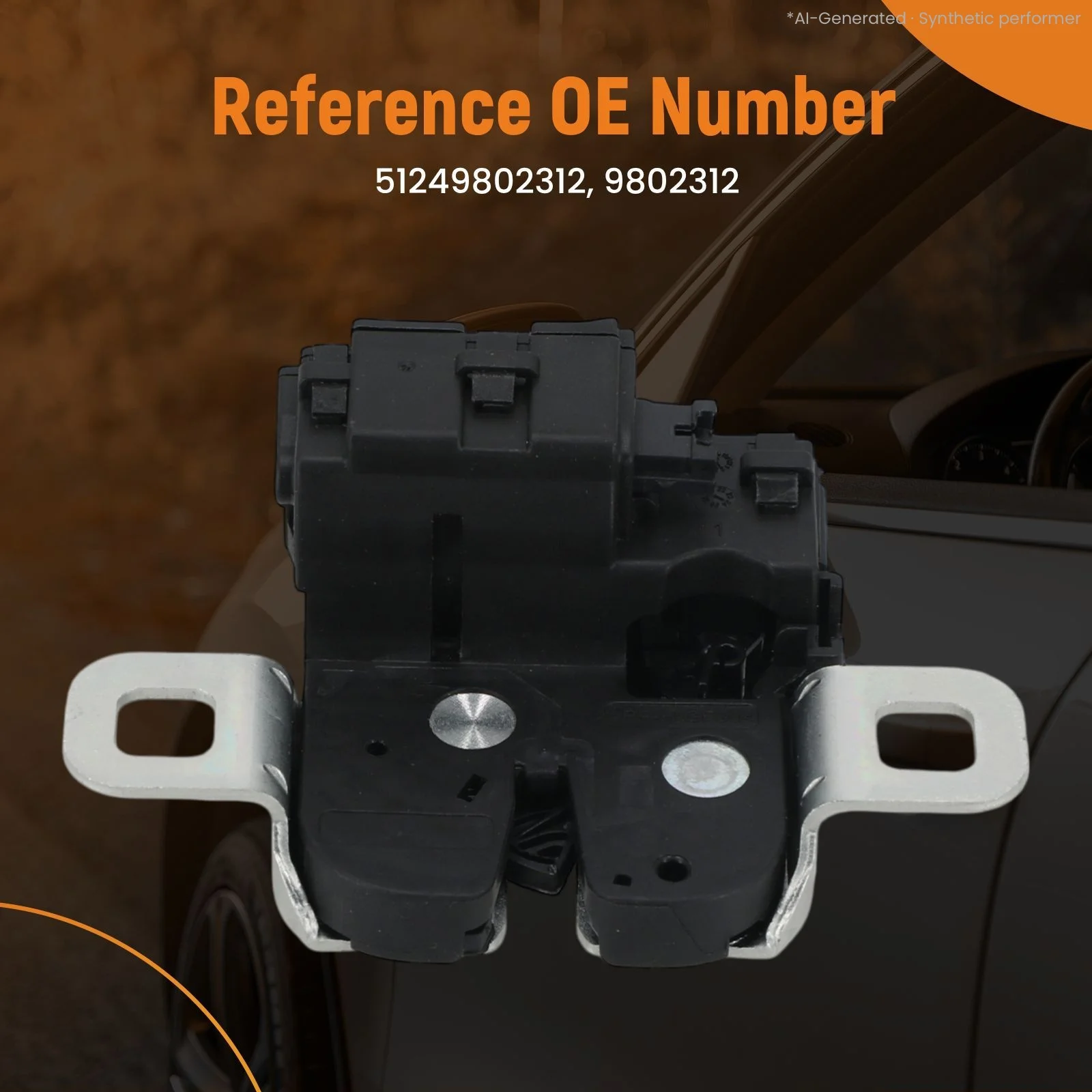 Rear Trunk Lid Lock for MINI Countryman R60 Paceman R61 51249802312