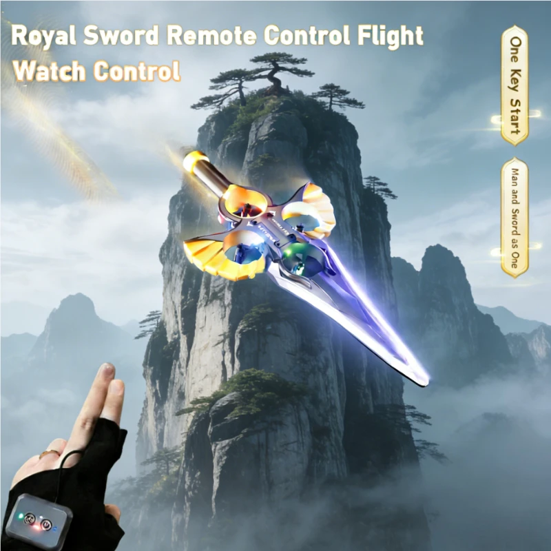 

Радиоуправляемый дрон с летающим мечом и контроллером, 3-скоростной трюковый самолет, светодиодные фонари, воздушное развлечение для детей, подростков, взрослых, игры на открытом воздухе
