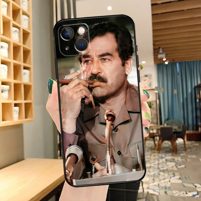 Saddam Hussein Phone Case For iPhone 13 12 11 14 15 16 Pro Max XS X XR Plus 12 13 Mini Back Cover