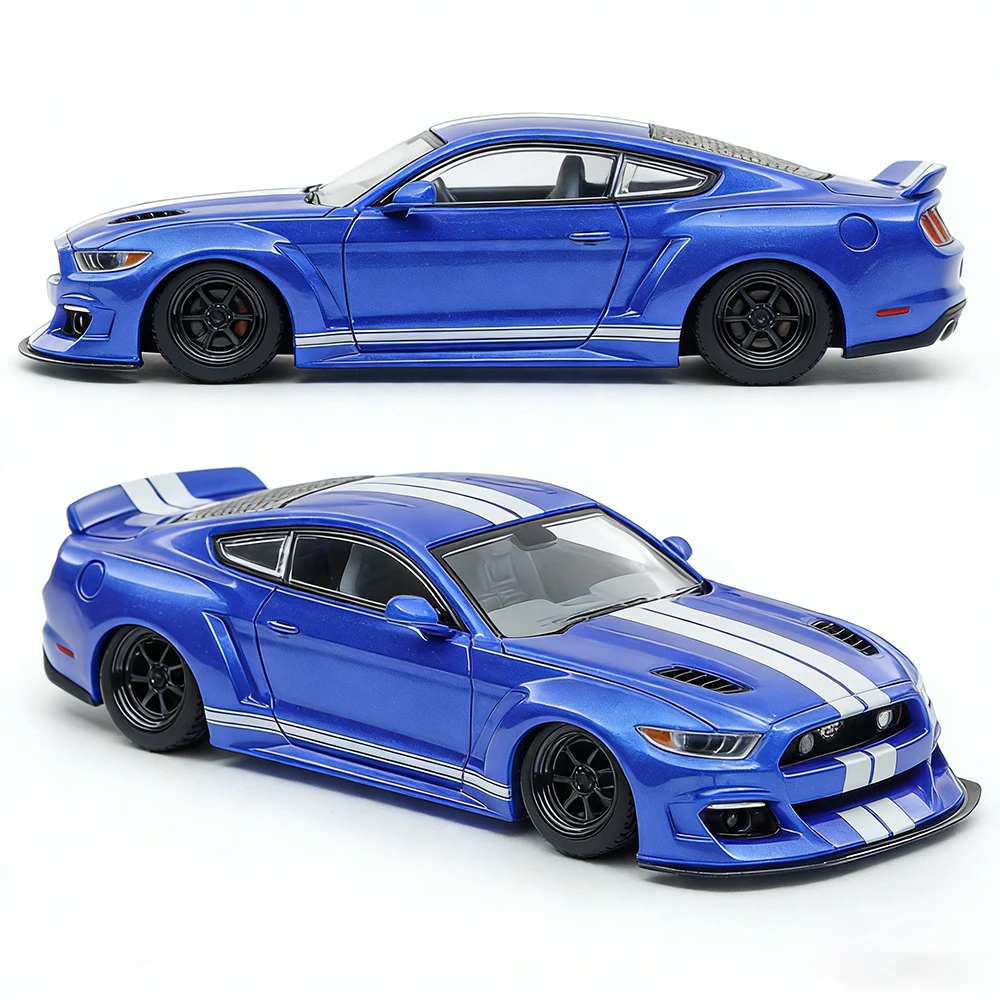 

1:64 Alloy Diecast Muscle Car Model Widebody Modified Stance Lowered Suspension Sports Car Collectible Display Toy Gift