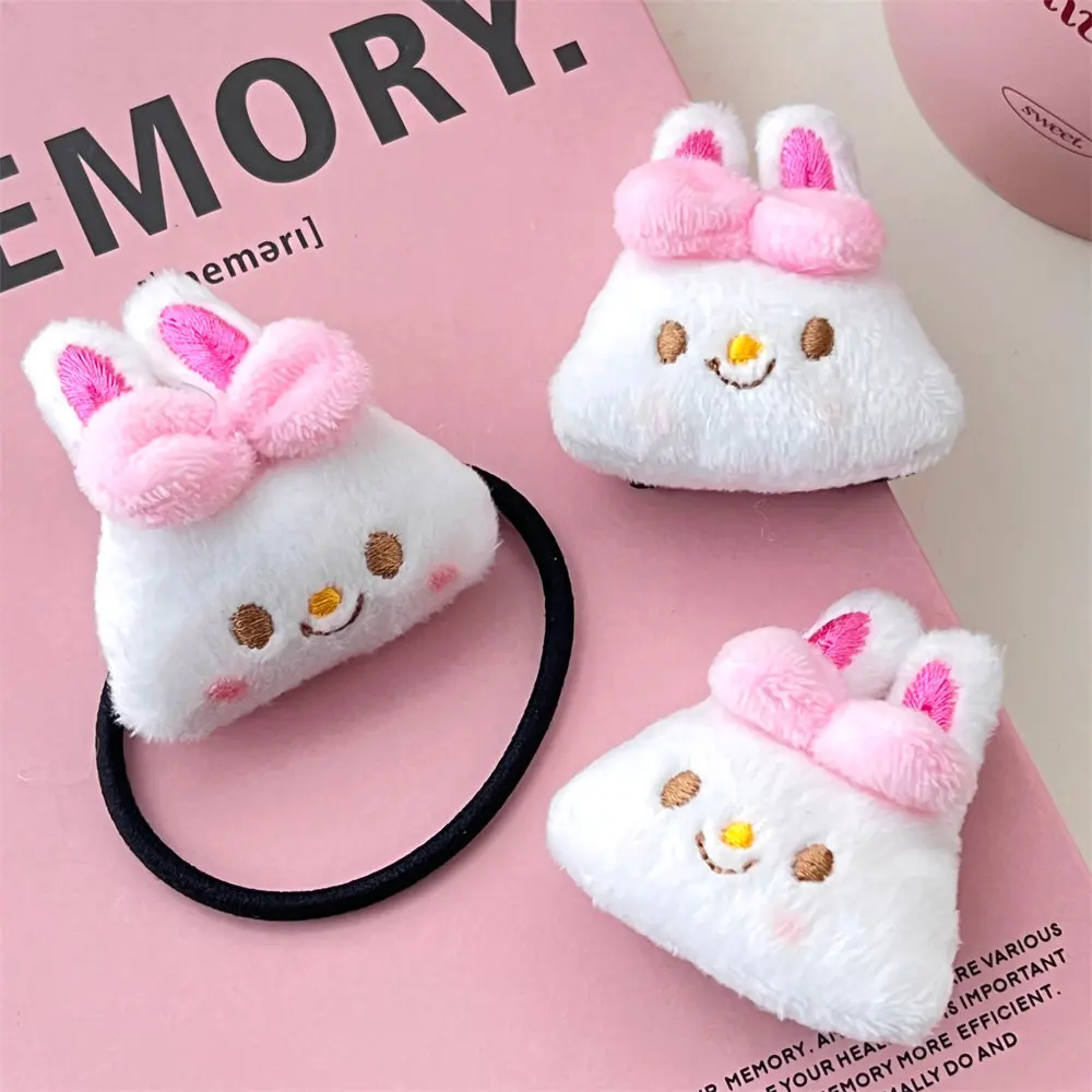 2Pcs New Cute Plush Rabbit Hair Clip With Soft And Cute Circles High Beauty Girl Side Hair Clip Duck Mouth Clip Hair Accessories