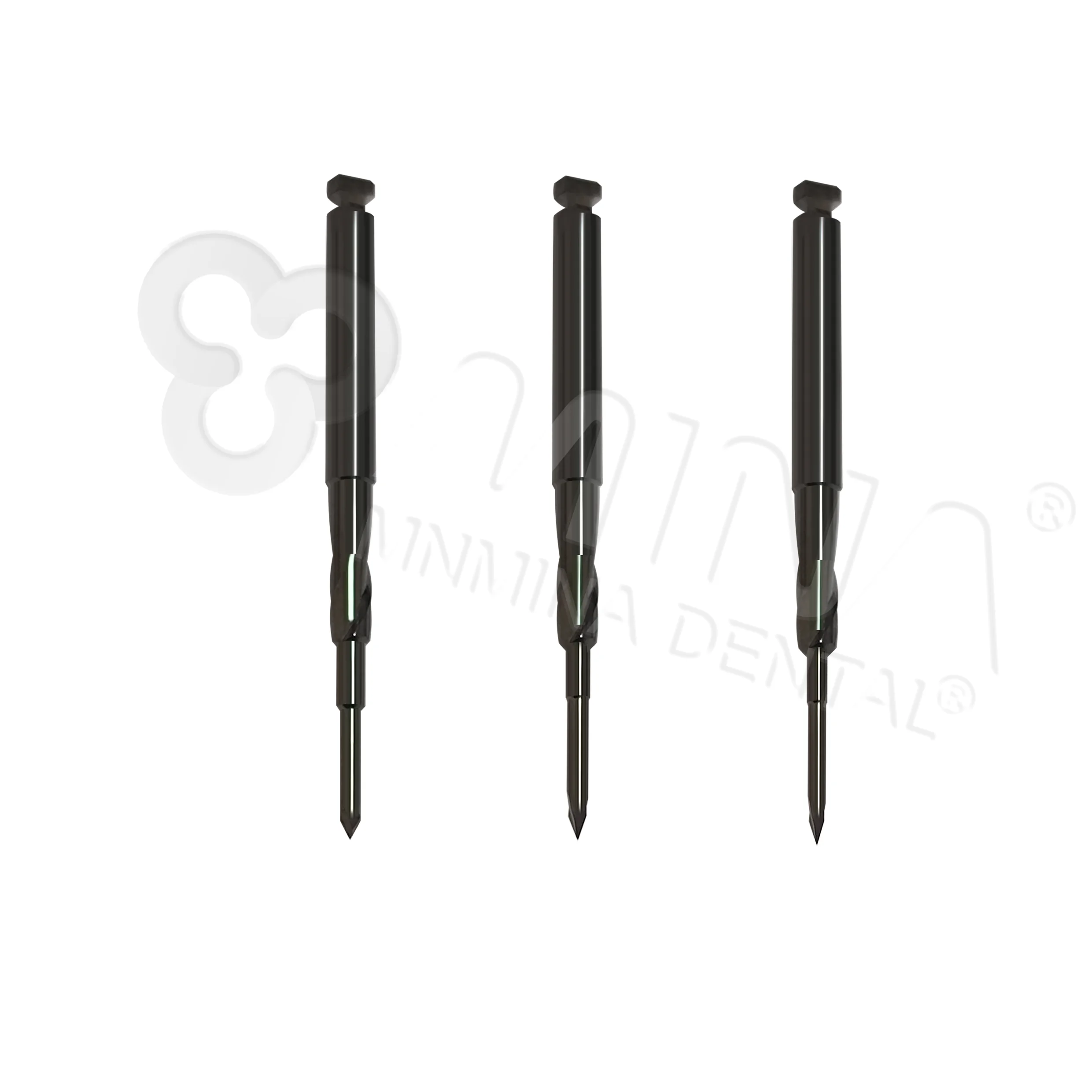 Mina Manual Power Dental Broken Screw Remover Drill 0.8 1.0 1.2 for Narrow Regular Platform