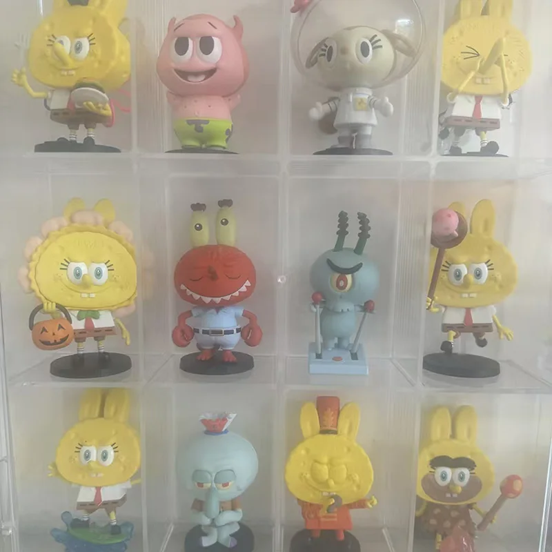 

SpongeBob x THE MONSTERS Series Blind Box Toys Kawaii Surprise Guess Bag Cute Doll Anime Figure Home Model for Girls Gift