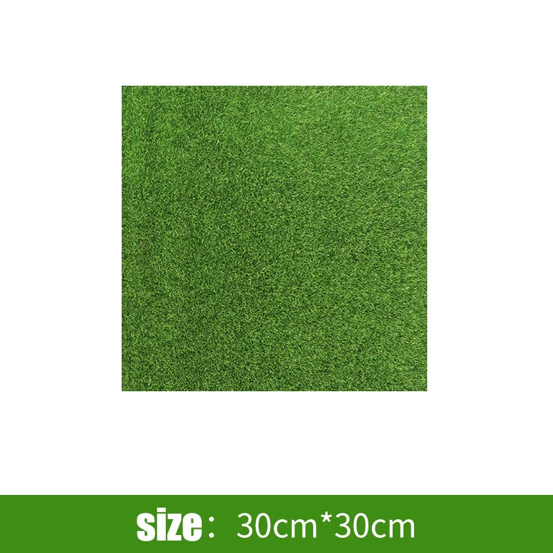 1Pc 30x30cm Artificial Grassland Simulation Moss Lawn Turf Fake Green Grass Mat Carpet for DIY Micro Landscape Home Floor Decor