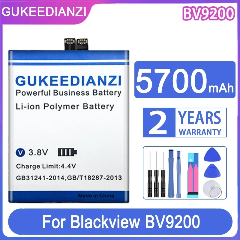 

Сменный аккумулятор GUKEEDIANZI (Li 556578 JLY) 5700 мАч для Blackview BV9200