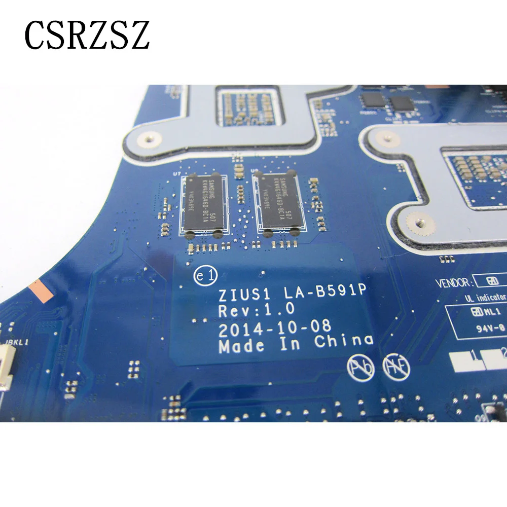 

For Lenovo Yoga 15 S5 Laptop motherboard with i7-5500u CPU LA-B591P FRU 00NY539 100% Fully Tested