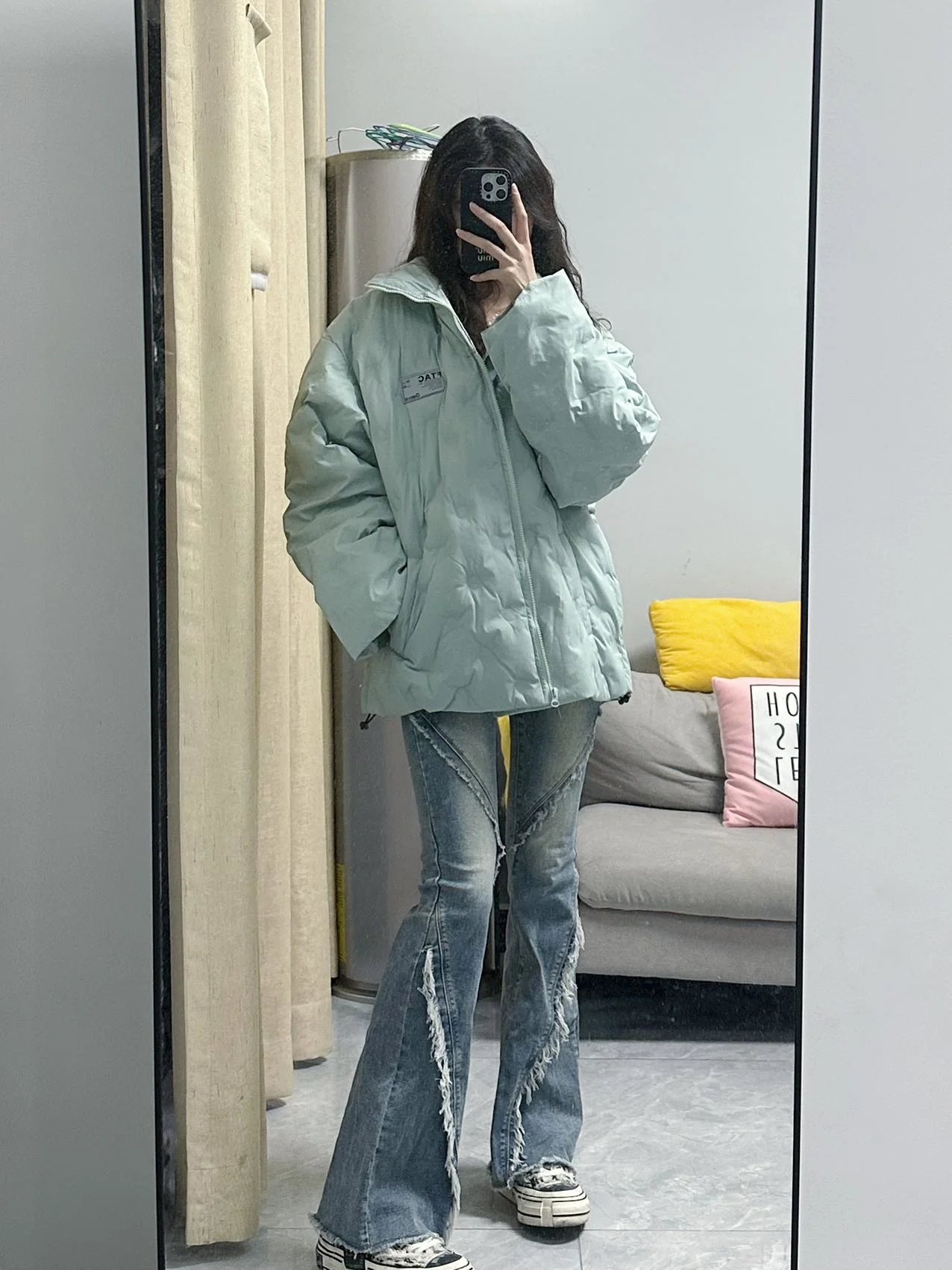 

Модная женская зимняя куртка KING BRAND 90 с пуховым наполнителем, утепленная, с воротником-стойкой, на молнии, с длинными рукавами