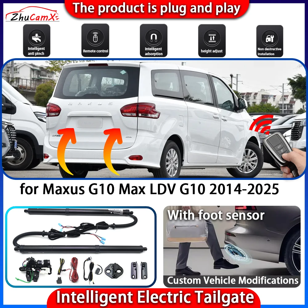 

ZhuCamX Smart Powered Tailgate System for Maxus G10 Max LDV G10 2014-2025 Automatic Intelligent Electric Trunk Lift Control Kit