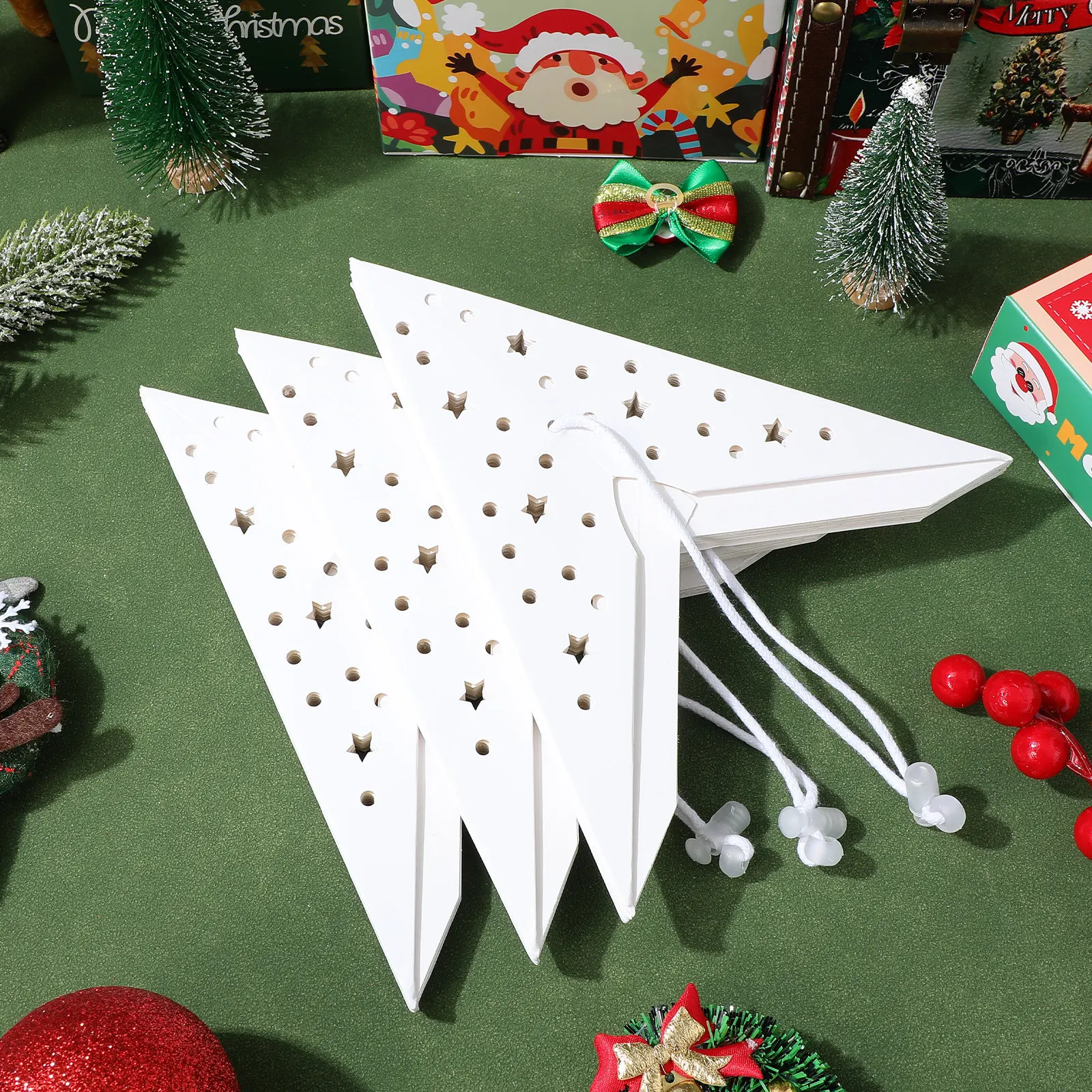 

Набор из 6 белых бумажных звезд-фонариков, 35 см, складные, подвесные, для украшения потолка, на Рождество, вечеринки, свадьбы