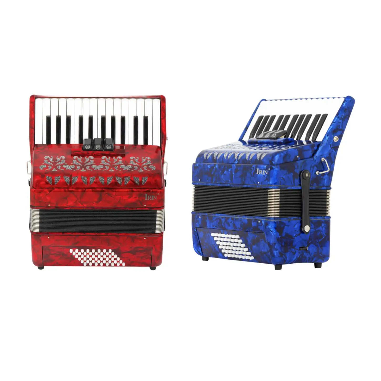 Accordion Accordion Instrument with Shoulder Strap with Backpack Gig Bag Piano Accordion Musical Instruments for Grade Test