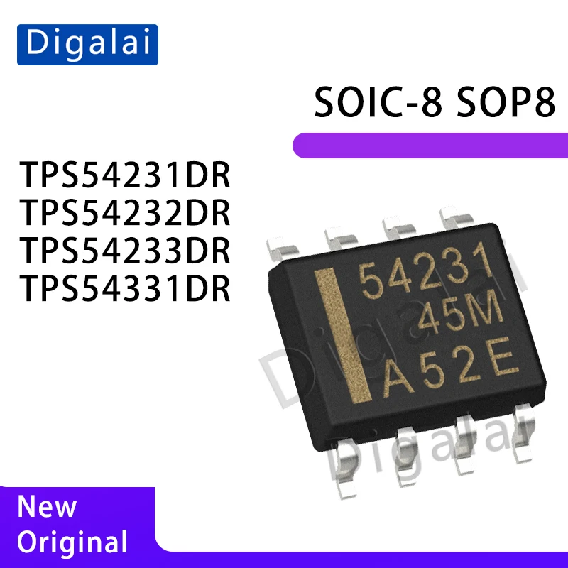 

TPS54231DR TPS54232DR TPS54233DR TPS54331DR Step-Down Voltage Regulator SOIC-8 Package