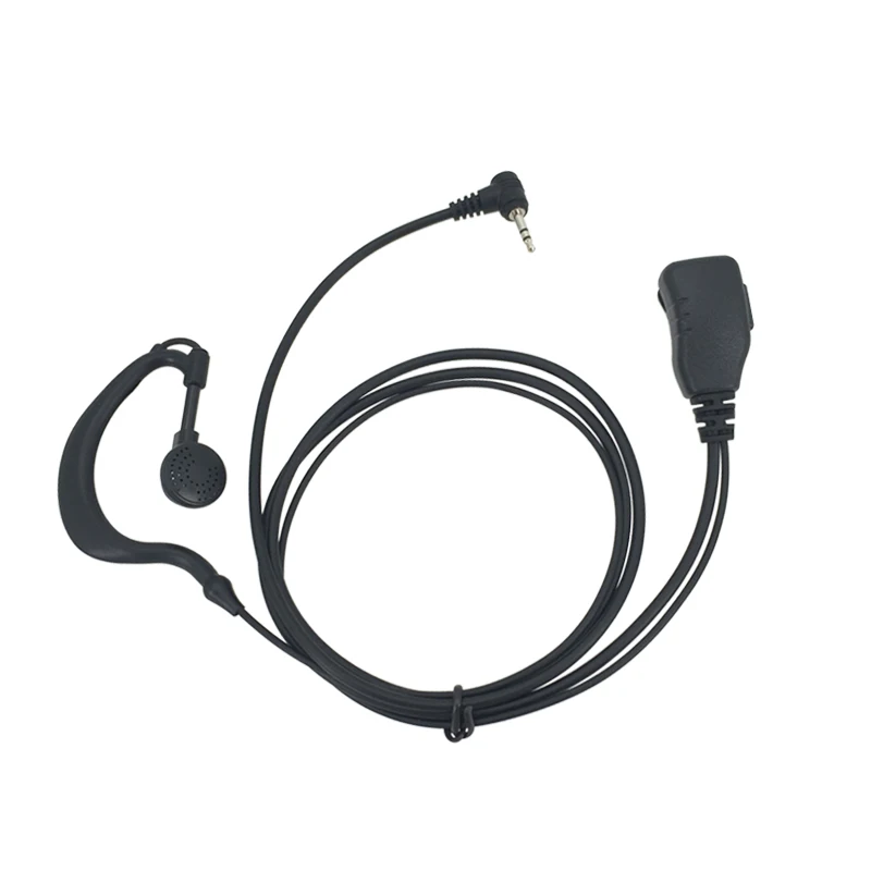 

2.5mm FBI Acoustic Tube Earpiece Headset Mic PTT for Motorola Talkabout Radio TLKR T5428 T80 T60 T3 T5 T7 MR350R MD200 Ham Radio