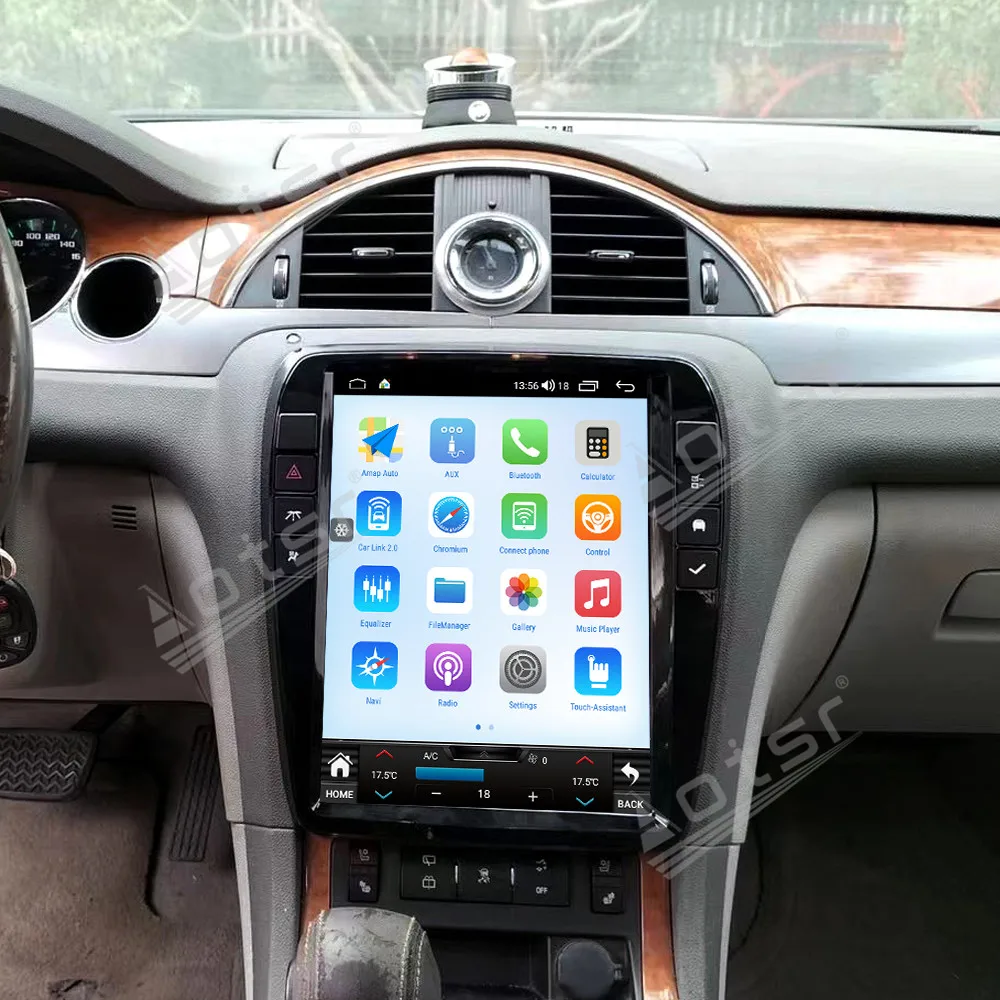 Touch Screen Android 14 Auto Multimedia Car Radio For Buick Enclave 2009-2016  Car GPS Navigation Audio Stereo Player Head Unit