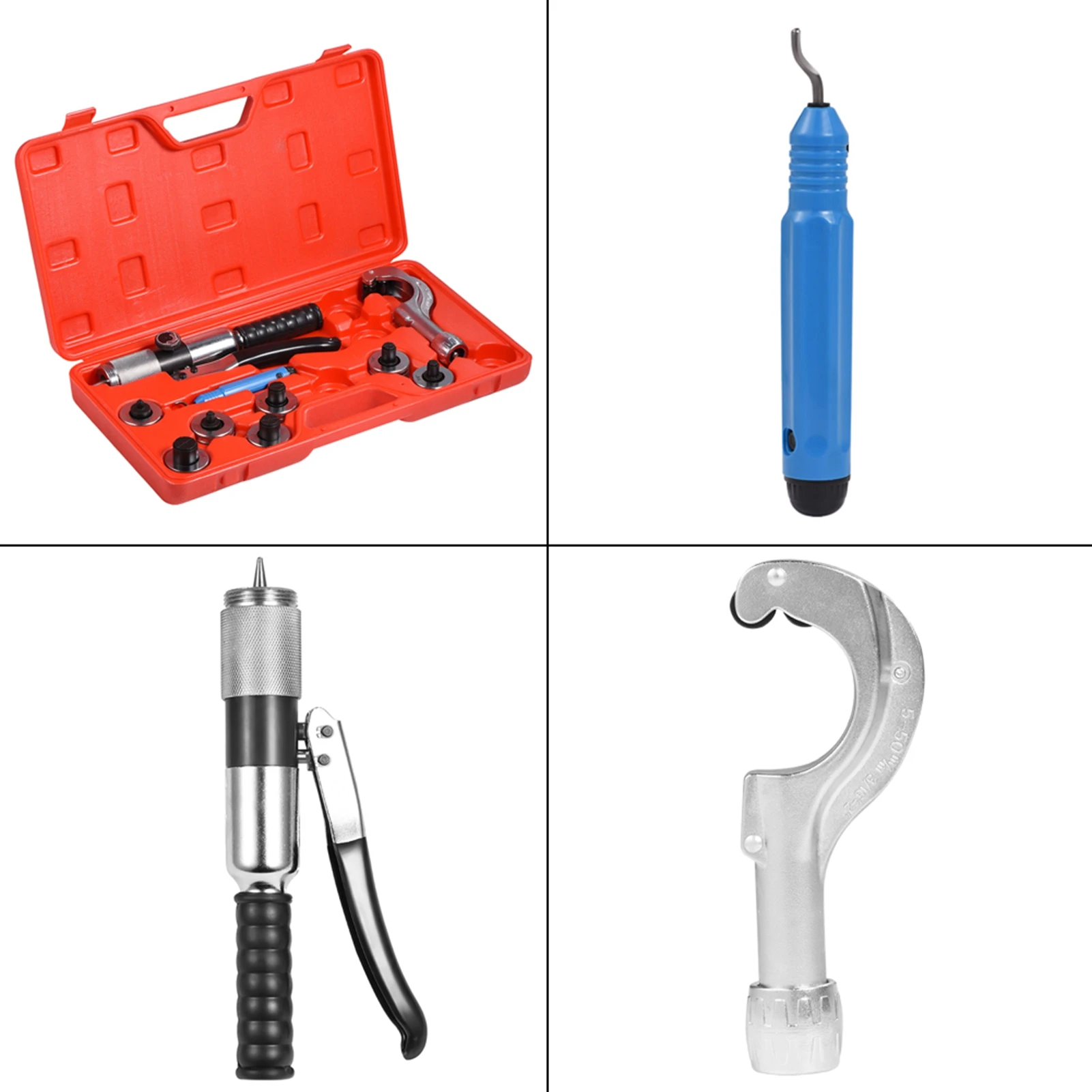 CT-300A 유압 튜브 확장기 키트 7개의 확장기 헤드가 있는 튜빙 확장 도구 유압 튜브 확장기 튜빙 확장 도구