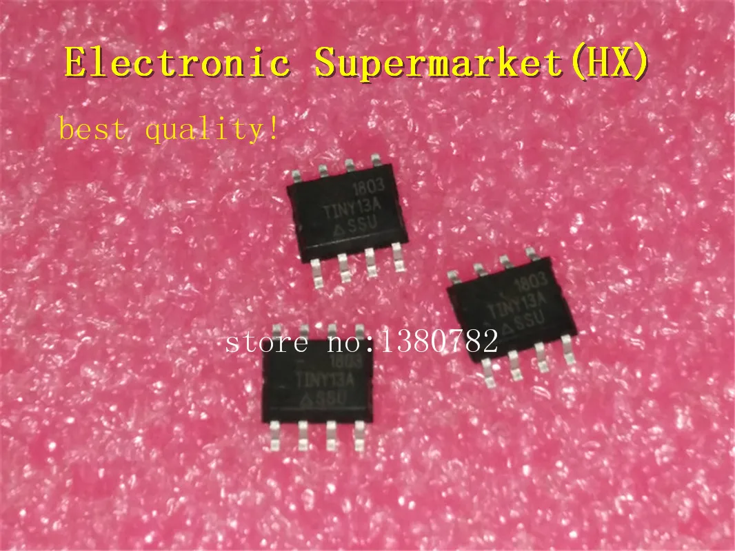 20 piezas original ATTINY13A ATTINY13 ATTINY13A-SSU TINY13A SOP-8 IC, nuevo, 100 unidades, en stock