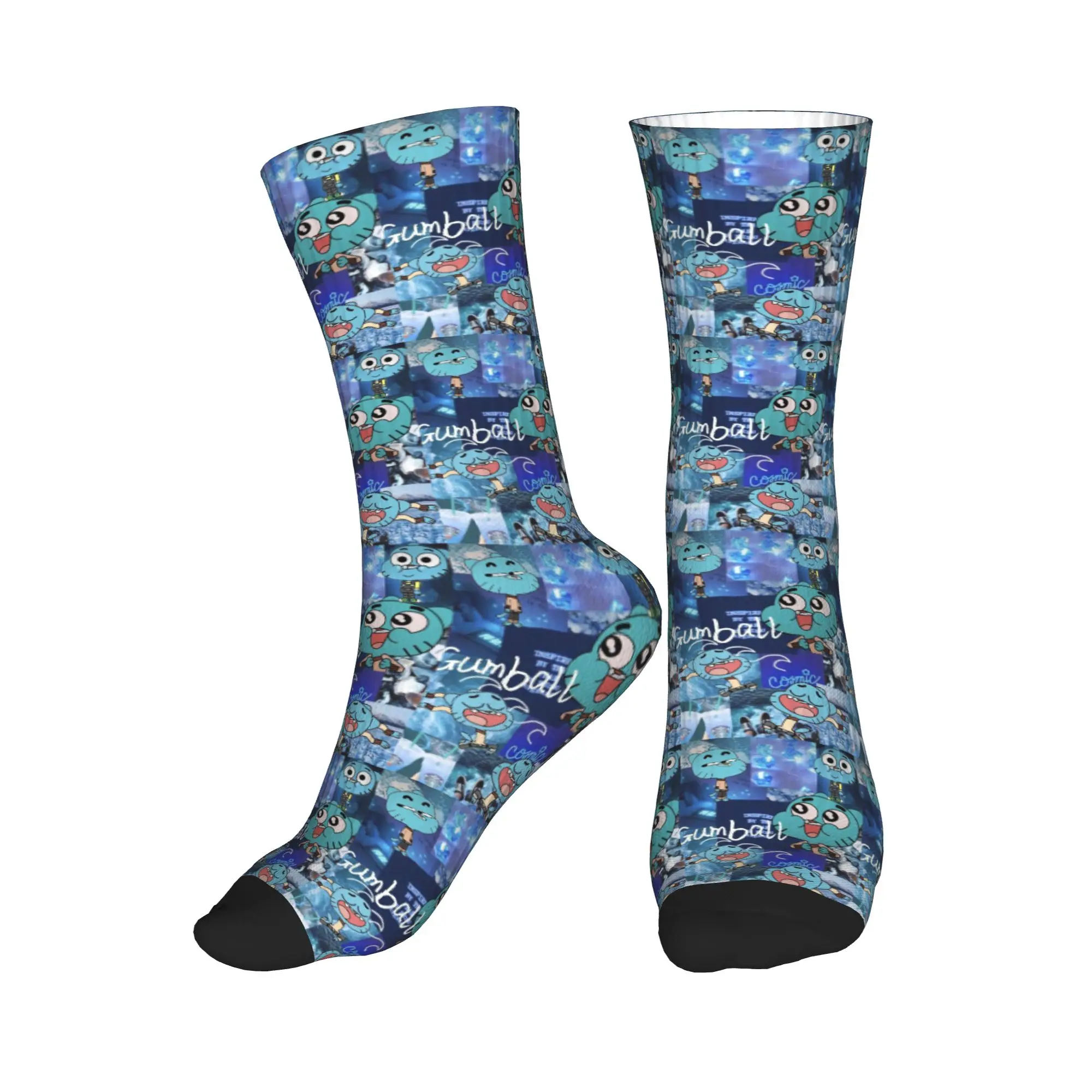 

Носки All Seasons Gumball Watterson The Amazing World Of Gumball Anime Sport Middle Tube Socks для мужчин и женщин
