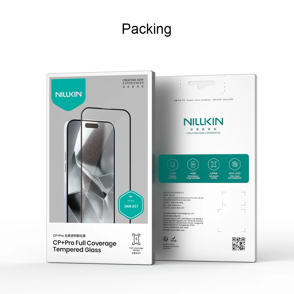 Nillkin für Samsung Galaxy A57 A56 A37 A36 5G CP+PRO Gehärtetes Glas Displayschutzfolie 9H Vollständiger Schutz – Detail 17