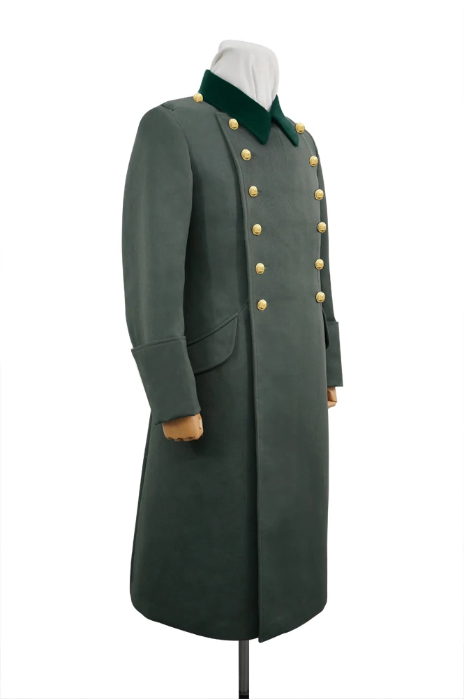 GUGK-003 ii wojny światowej niemiecki M36 Kriegsmarine oficer przybrzeżny Gabardine Greatcoat