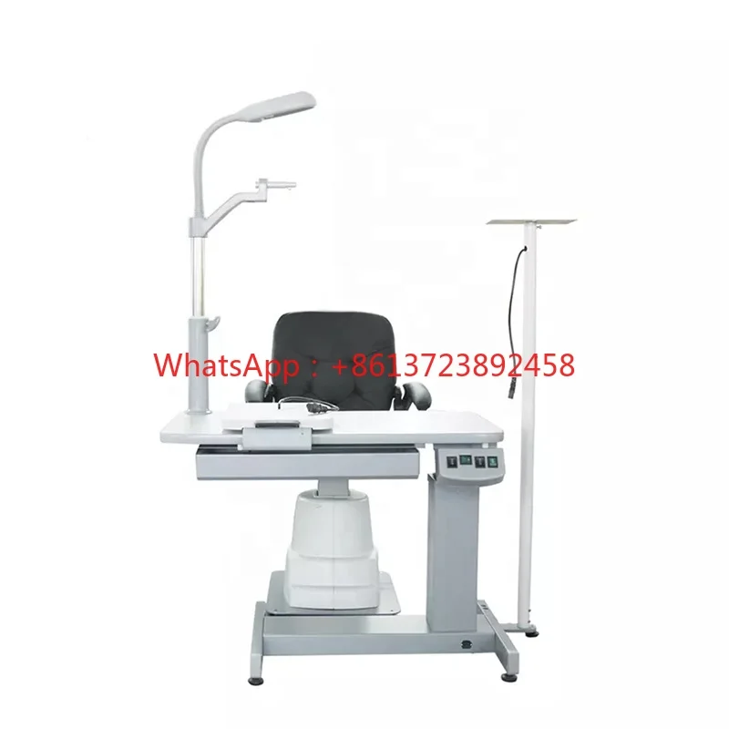 SJ Optics  Best Sale Customized Optometry Combination Table Ophthalmic Chair Unit C-180A+B Phoropter Ophthalmic Equipment