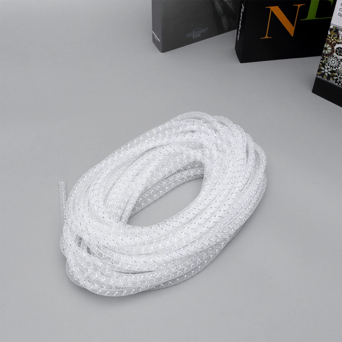 

Сетчатая лента, трубка, пряжа, сетка, шнур, ожерелье, веревка, синий браслет, оплетка, рождественские поделки, полиэстер, гибкие ювелирные изделия, подарки