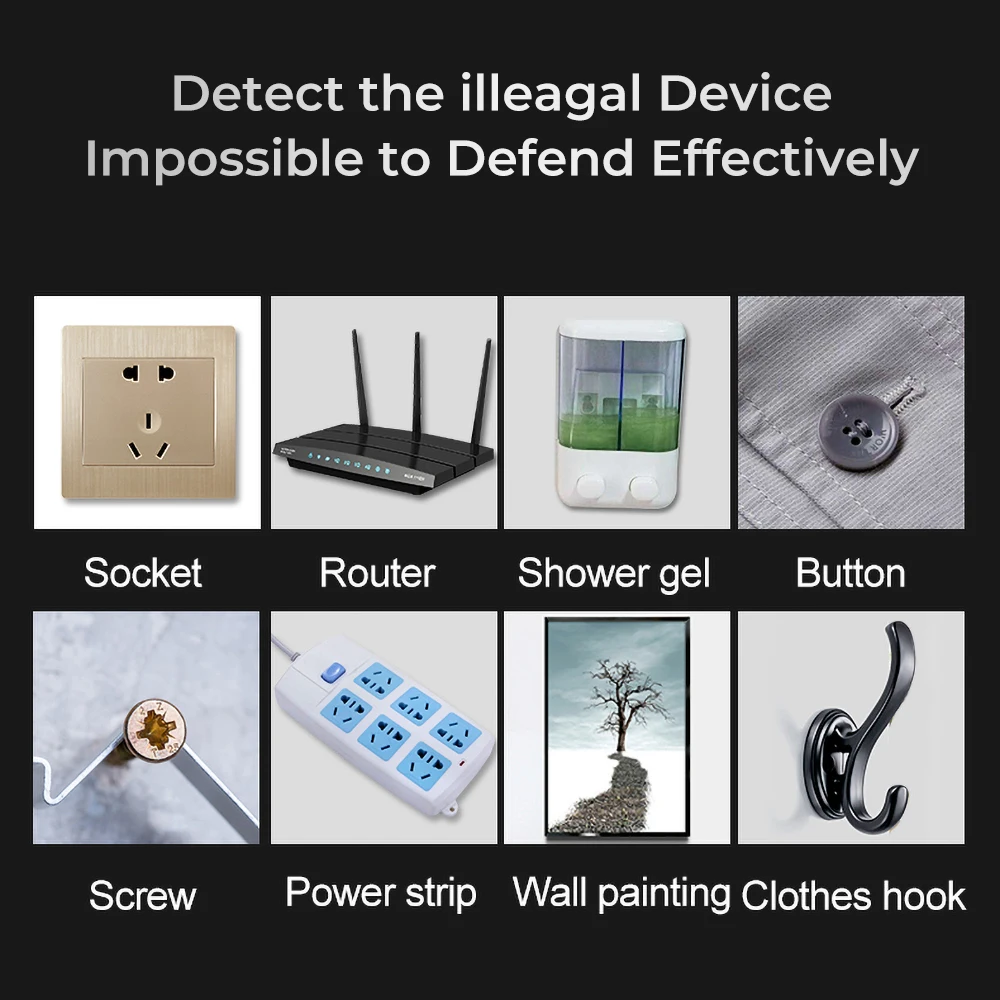 Detector de Câmera Anti Cândido, R35, 1MHz-6,5 GHz, GPS do caçador, Rastreador de sinal WiFi, Bug de escuta telefônicas, Anti-Sneak, Gadgets de disparo