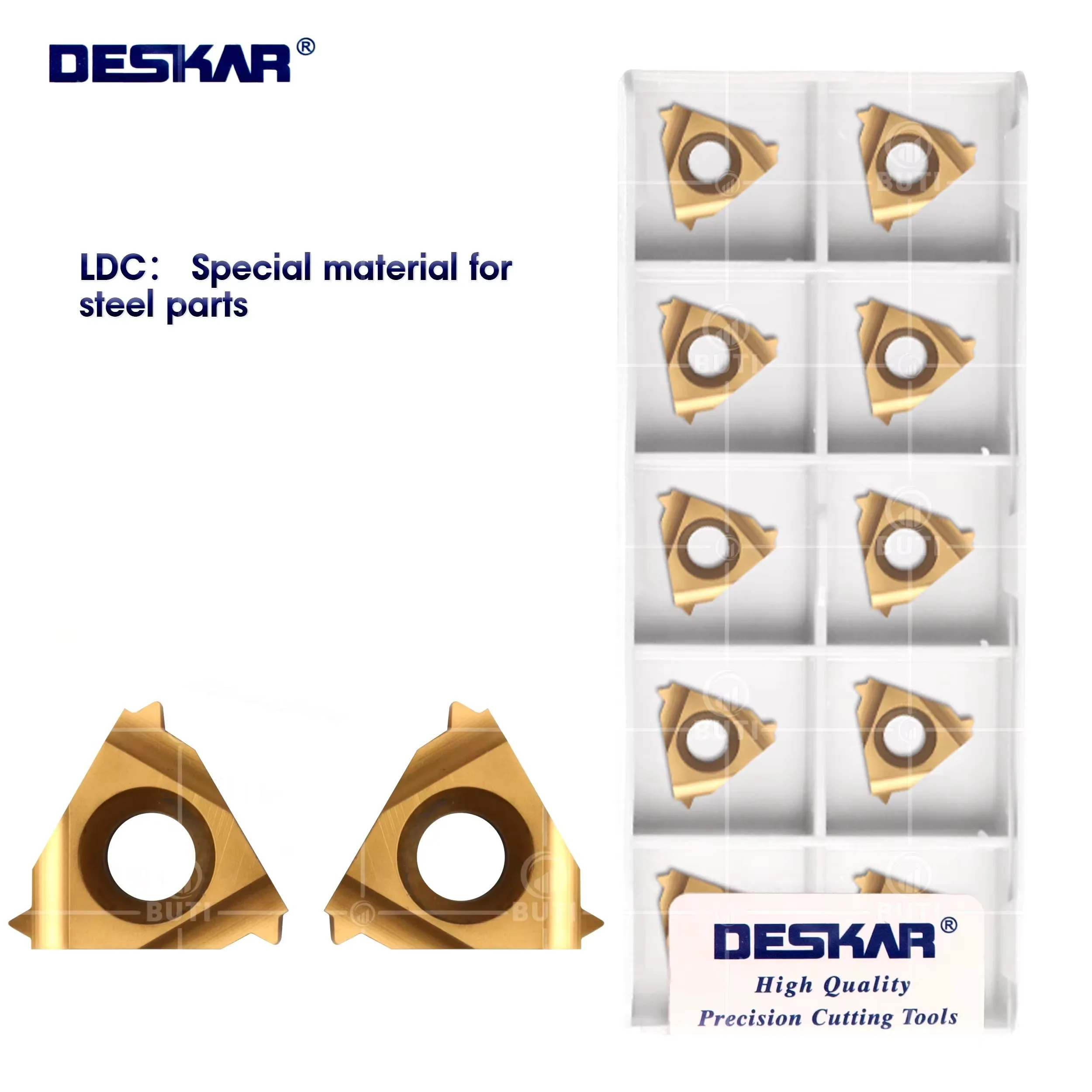 DESKAR 100% Original 11ER 11IR 0.75ISO 1.0ISO 1.25ISO 1.5ISO 1.75ISO 2.0ISO LDC Numerical Control Lathe Threaded Blades Cutters