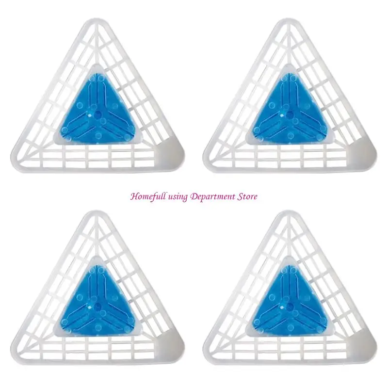  Triangular Restroom Screen 4 Pack for Cleaning Service Rounds