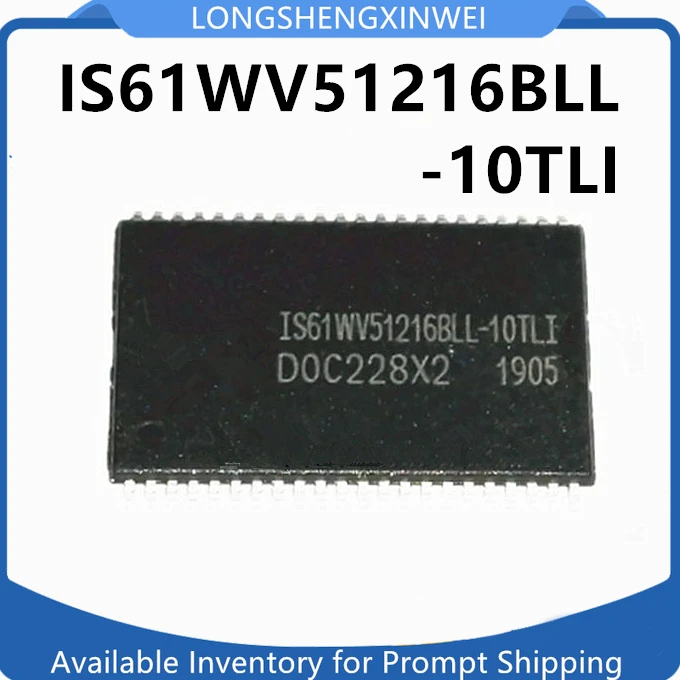 1PCS New IS61WV51216BLL-10TLI IS61WV51216 TSOP44 Memory Chip on Hand