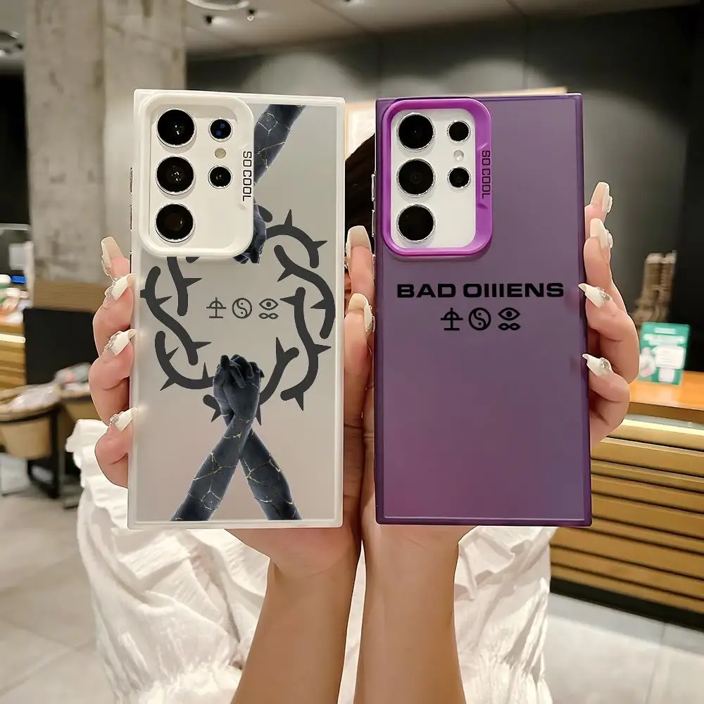 Band B-Bad O-Omens Phone Case For Samsung Galaxy S25 Edge S24 S23 S22 S21 S20 Ultra Matte Laser Aurora Funda Phone Case