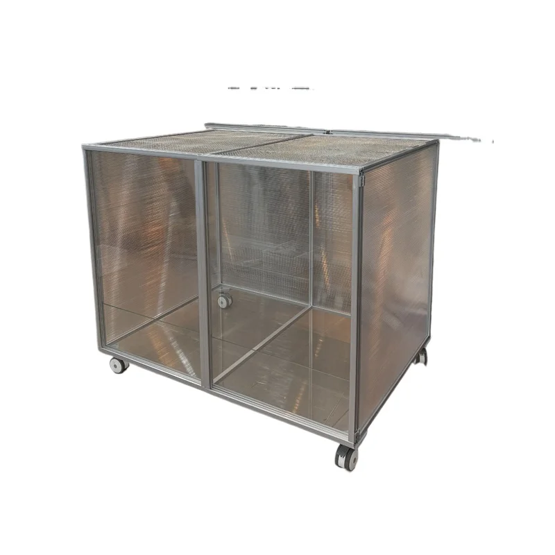 

DIY aluminum profile climbing box oversized 120CM large lizard climbing pet umbrella lizard feeding box