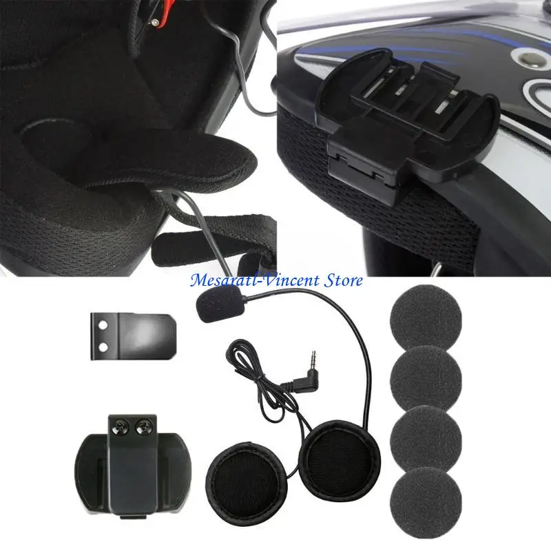 

A70F Quick Install Helmets Communication System Helmets Mounted Speaker Mic for
