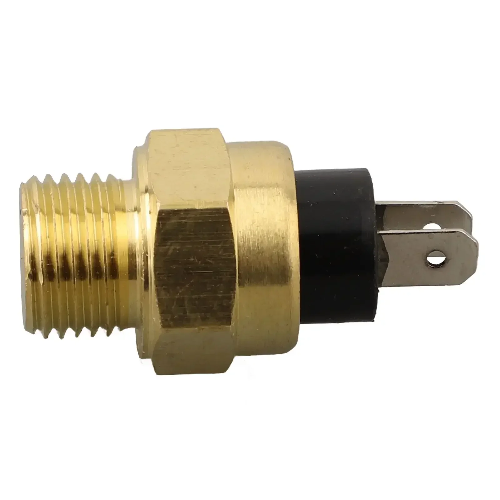 1pcs Brass Motorcycle Radiator Coolant Fan Water Temperature 85°C-ON Thermostat Switch M16 Efficient Performance