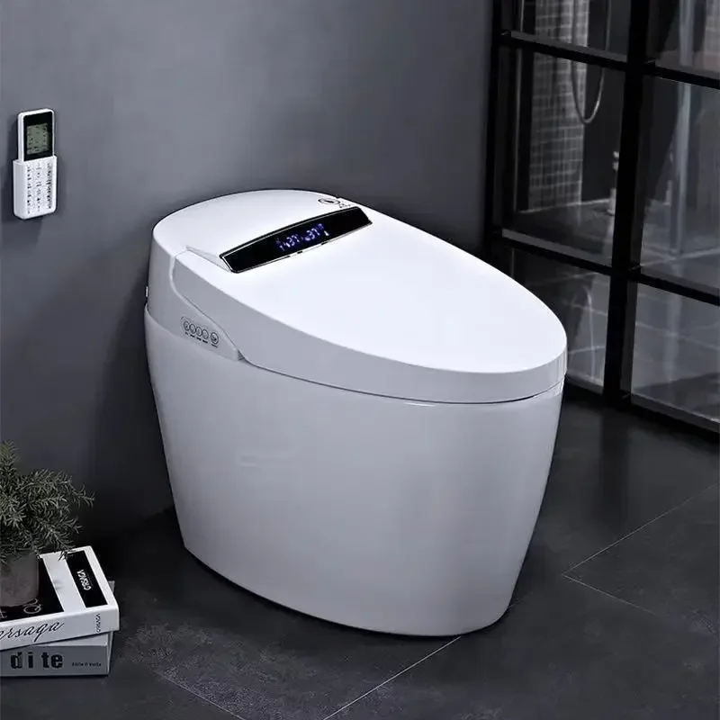 

Smart Toilet Luxury Automatic Flush Intelligent No water pressure limit Bowls Rimless Water Closet Wc Toilet Remote Control