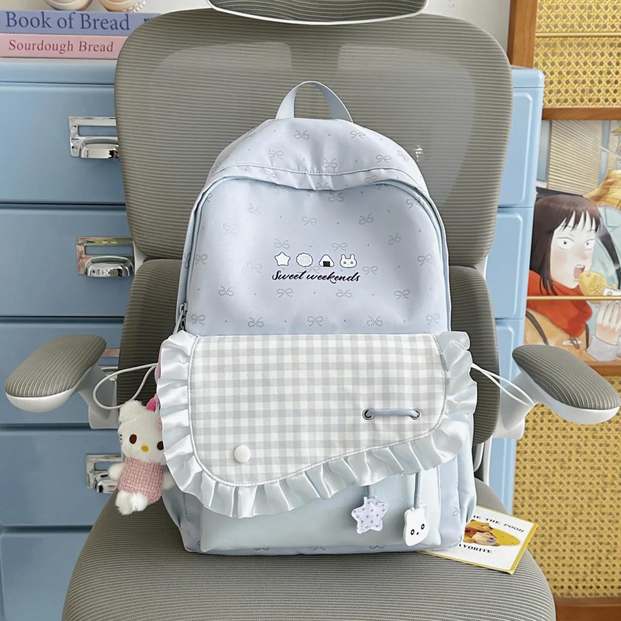 Girl School Bag Backpack Back Pack For Teenager Women Children Female Pink Schoolbag Primary High Bagpack Class Teens Child Kids