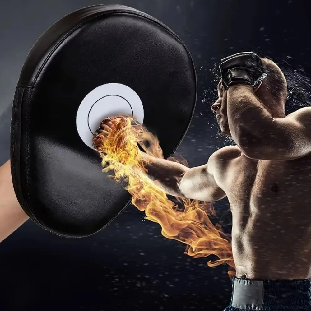 

2 шт., изогнутая боксерская мишень из искусственной кожи, утолщенная мишень с хорошим отскоком, мишень для ударов по тхэквондо, легкая устойчивость к разрыву