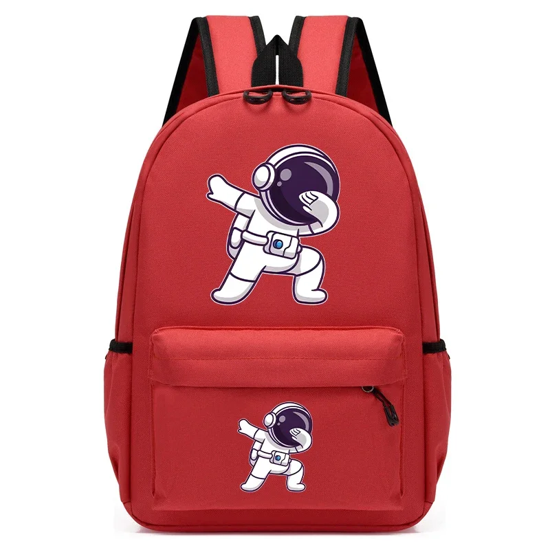 New Fashionable Cartoon Astronaut Pattern Children's School Bag Cute Anime Cartoon Lightweight Bookbag Backpack Kids Bagpack Bag