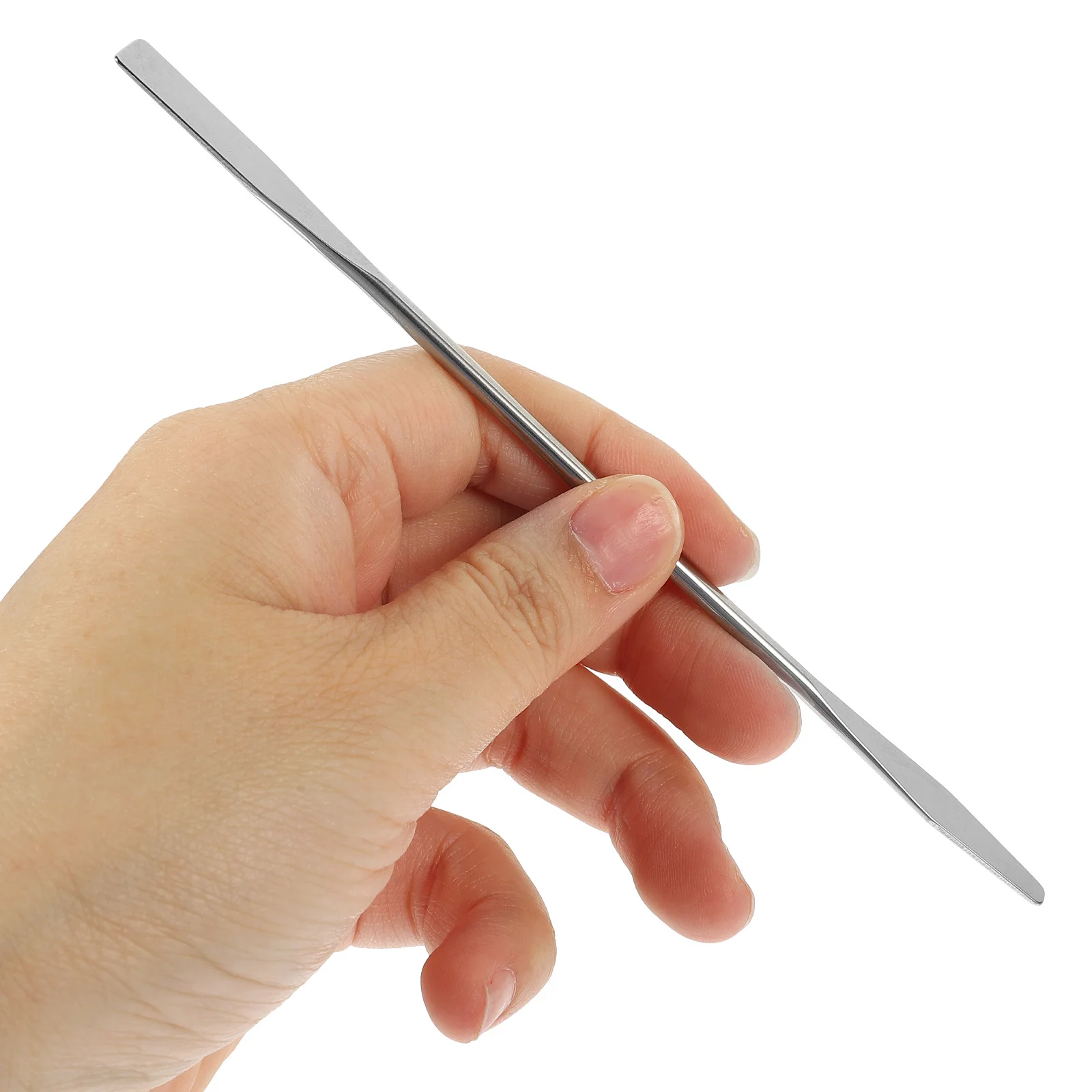 5 szt. mieszadeł ze stali nierdzewnej, szpatułki do makijażu, długie metalowe szpatułki do mieszania podkładu, narzędzia do zdobienia paznokci