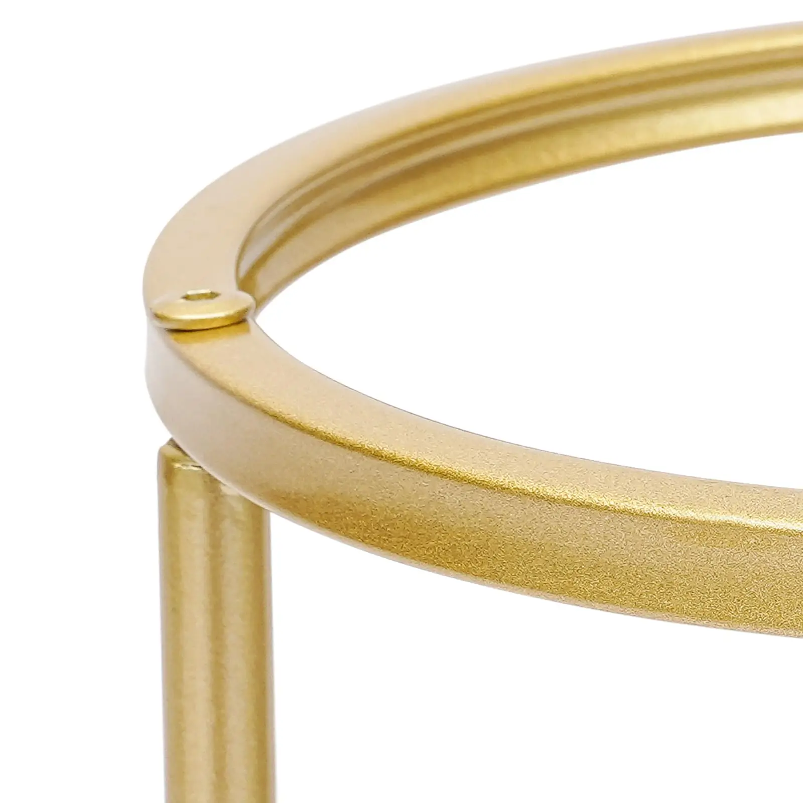 حامل زهور حديد ذهبي حامل زهور معدني مزهريات عمودية طويلة لحفلات الاستقبال والولائم والذكرى السنوية وزهرة الزفاف #3