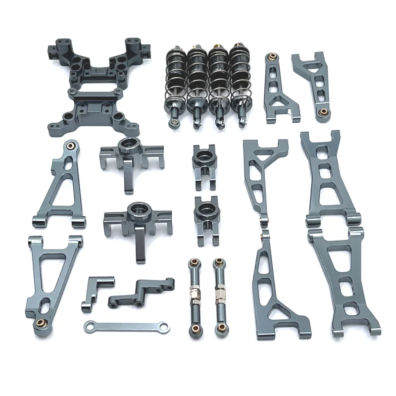 Mjx Hyper Go 16207 16208 16209 16210 H16 suku cadang Upgrade Set komponen rawan logam untuk mobil Rc Aksesori aluminium