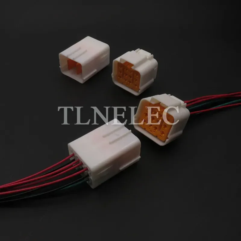 12 Pin Way Waterproof Automotive Connector With Wires Sealed Car Plug Socket For Honda Nissan 6195-0149 6195-0152