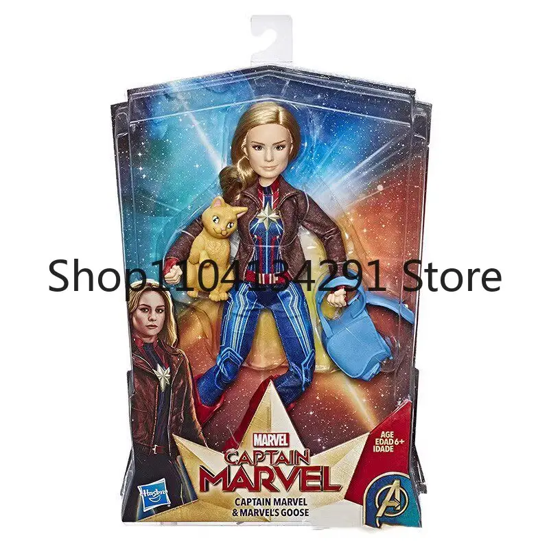 

Official Hasbro Marvel Captain Marvel Movie Orange Cat Plush Toy for Kids – Collectible Model, Birthday Gift