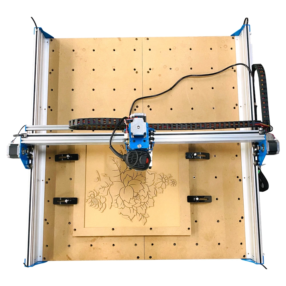 Ruilesi-máquina de grabado CNC4540 pro, husillo de 500W con soporte láser de grabado automático de gran carrera, placa de aluminio