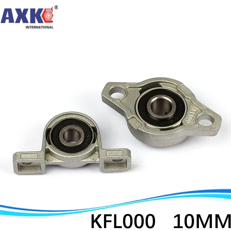 10 mm diameter zinc alloy bearing housings KFL000 flange bearing housings with pillow block