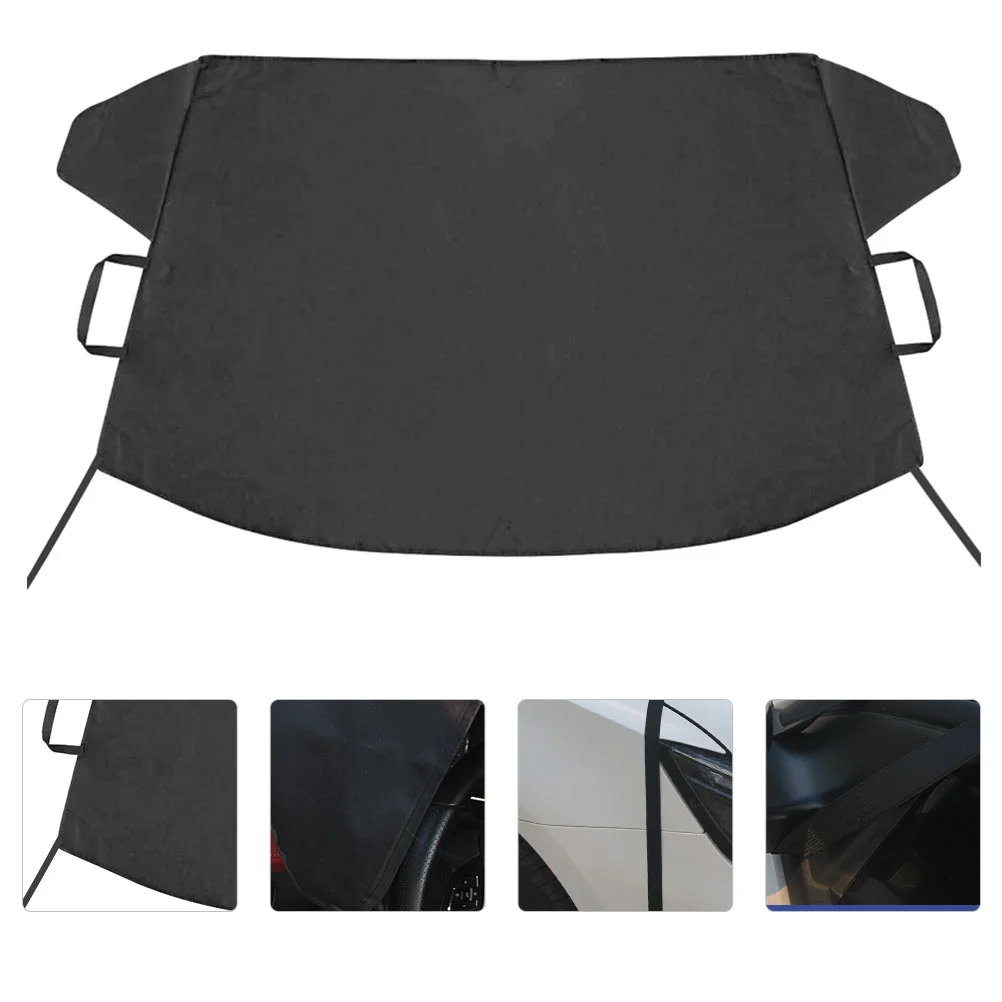 

Waterproof Cover Car Windshield Snow Protector Sun Shade for Auto Theft Deterrent Blanket Vinyl Oxford Cloth